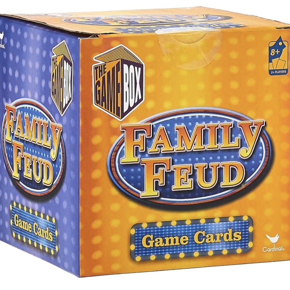 Family Feud Game Cards by - Blue and Yellow